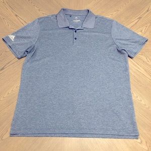 Adidas Golf Polo Shirt - Size Large in Blue